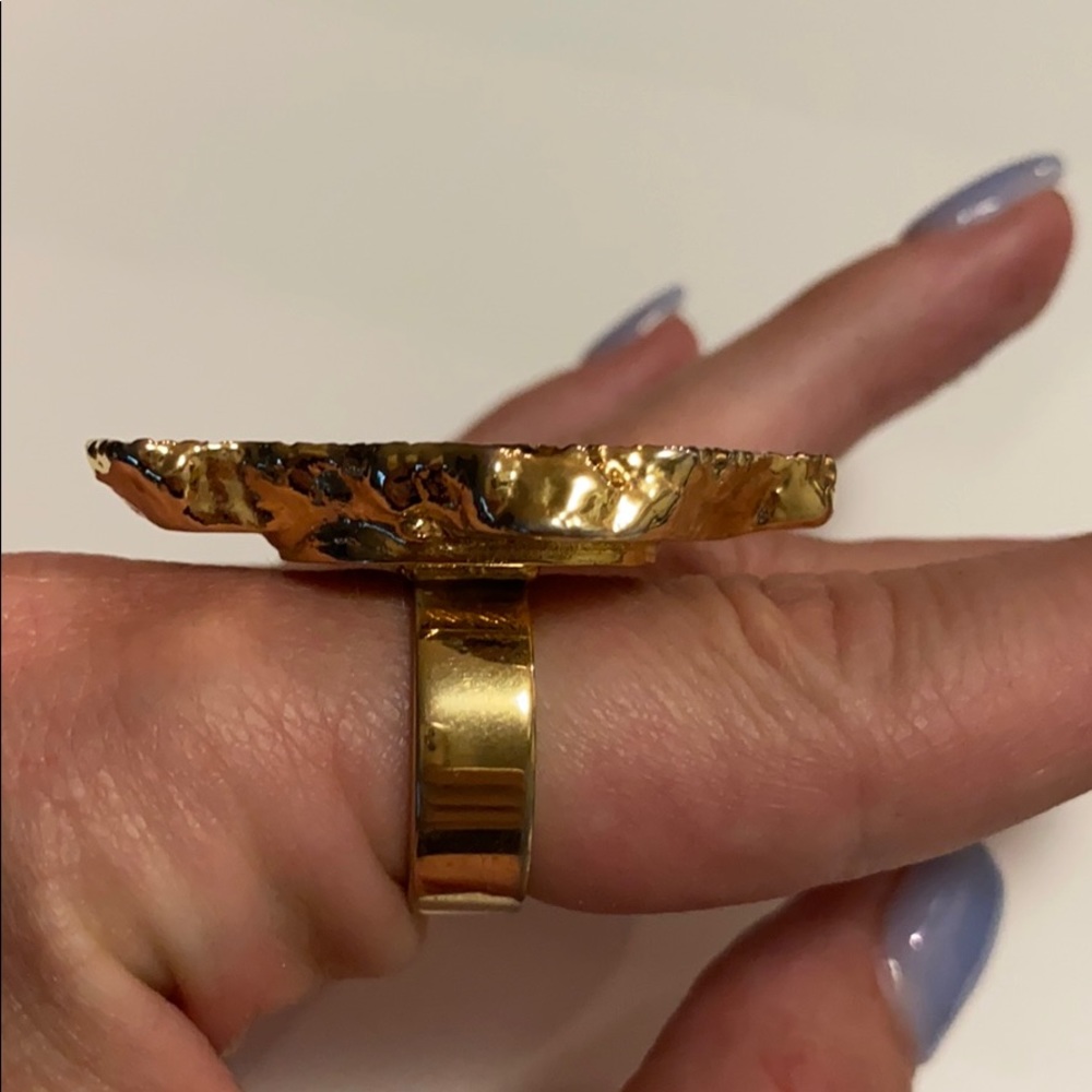 Turquoise statement ring - Picture 2 of 3